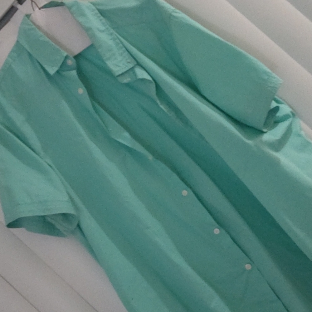 Express casual short sleeve button down